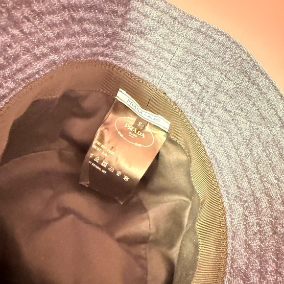 Prada Denim Blue Bucket Hat - Picture 3 of 3